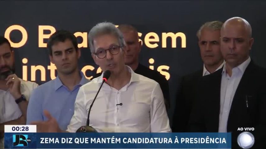 Romeu Zema diz que manterá pré-candidatura à presidência e descarta ser vice