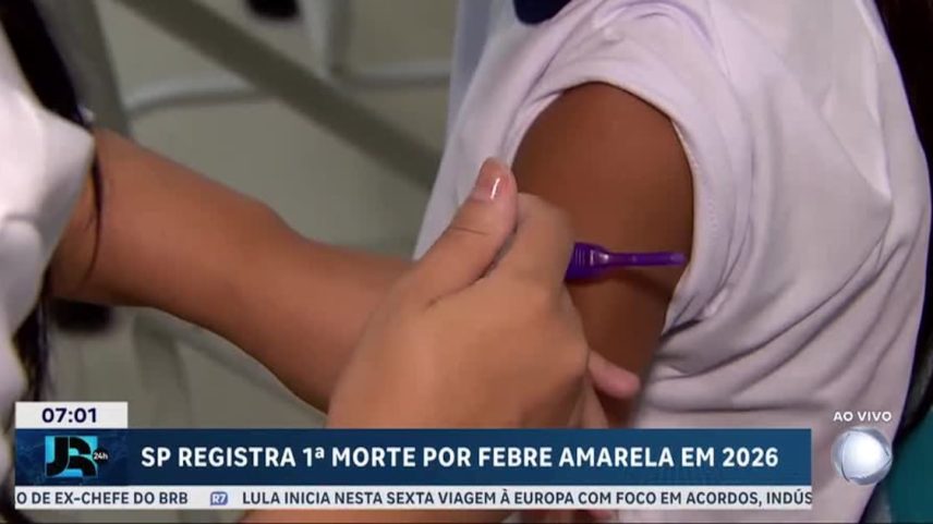 São Paulo registra a primeira morte por febre amarela em 2026