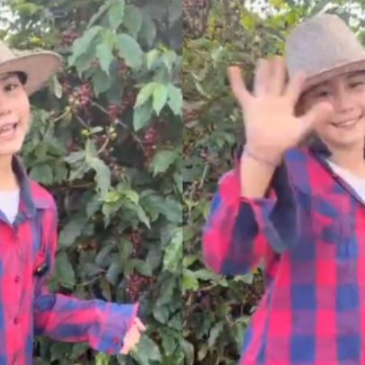 Bia é parte da terceira geração de cafeicultores no sul de Minas Gerais