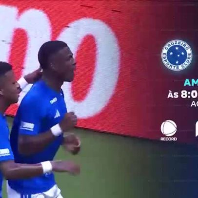 Cruzeiro e Grêmio se enfrentam na RECORD às 20h deste sábado