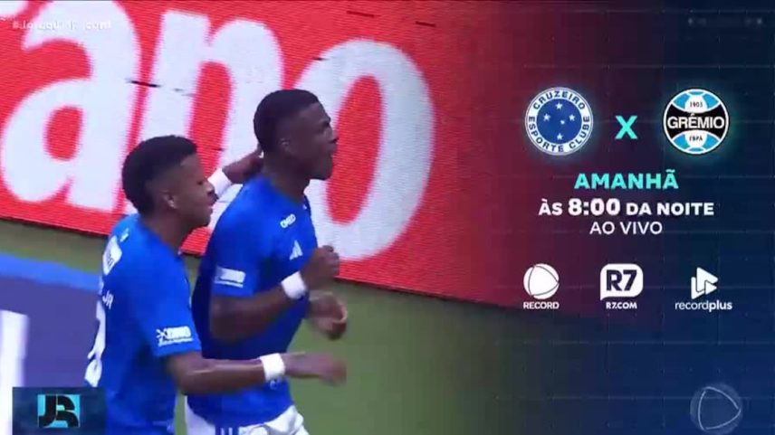 Brasileirão: Cruzeiro e Grêmio se enfrentam neste sábado (18) na tela da RECORD a partir das 20h