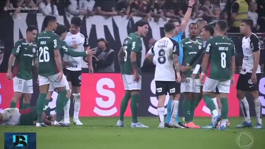 STJD define penas para envolvidos em confusões no jogo entre Corinthians e Palmeiras