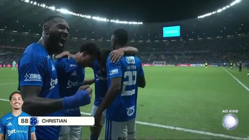 Cruzeiro 2 x 0 Grêmio: gols do jogo com Cléber Machado.