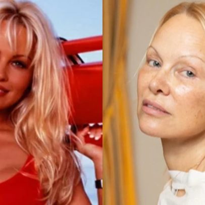 Pamela Anderson adota visual natural após falecimento de maquiadora