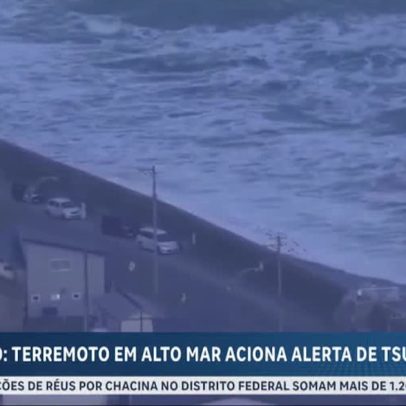 Terremoto de magnitude 7,7 atinge Japão e gera alerta de tsunami