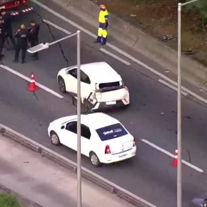 Tiroteio na via expressa do RJ deixa motoristas em tensão