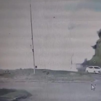 Carreta com gás de cozinha explode em estrada no Rio de Janeiro