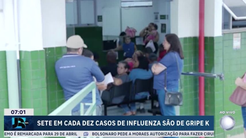 Casos de Gripe K avançam pelo país, e Ministério da Saúde alerta sobre importância da vacinação
