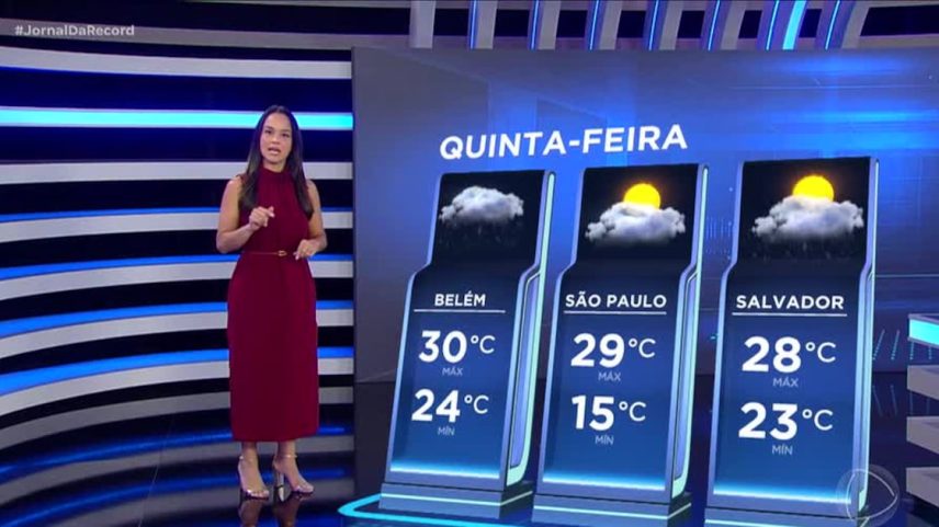 Confira a previsão do tempo para esta quinta-feira (23)