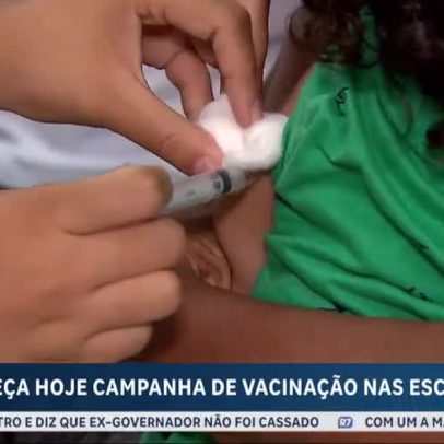 Escolas de todo o Brasil recebem campanha de vacinação a partir desta sexta
