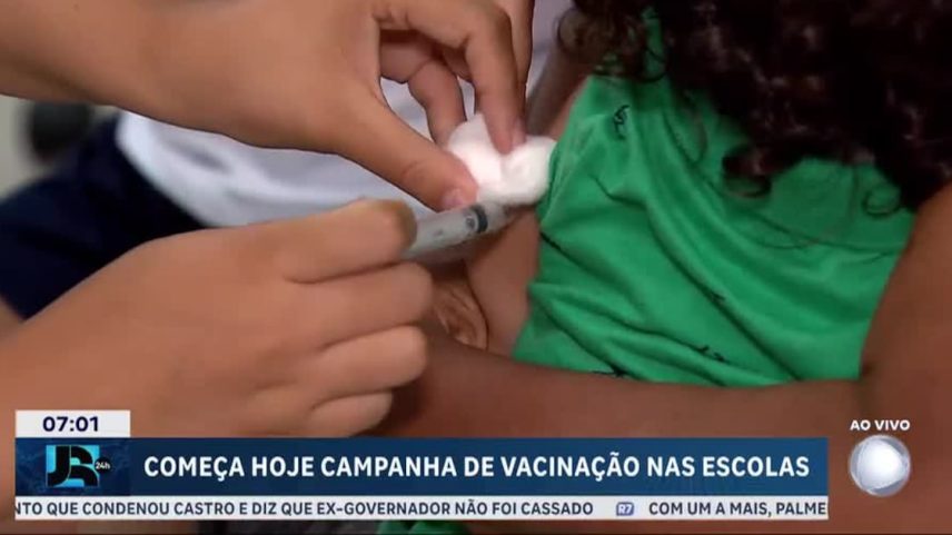 Escolas de todo Brasil recebem campanha de vacinação a partir desta sexta (24)