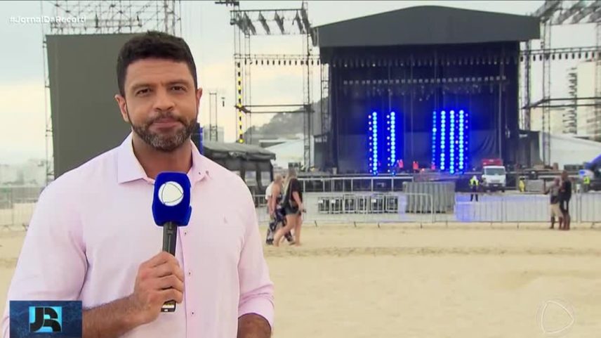 Polícia do Rio faz vistoria completa no palco da cantora Shakira após morte de operário