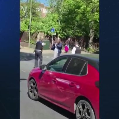 Polícia britânica divulga imagens da prisão de suspeito de ataque em Londres