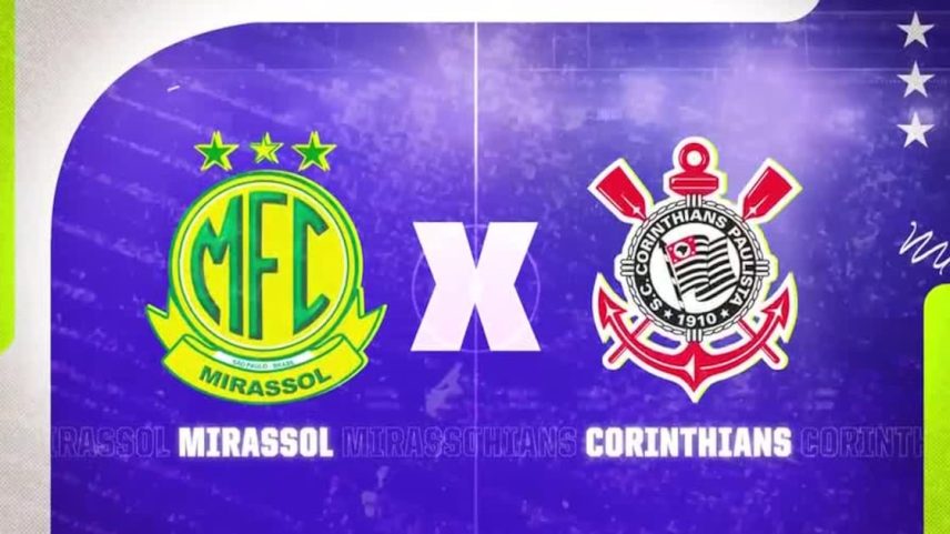 Brasileirão: Mirassol e Corinthians se enfrentam pela 14ª rodada neste domingo (3)