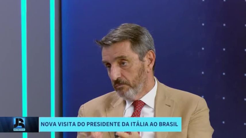 JR ENTREVISTA com o embaixador da Itália no Brasil, Alessandro Cortese