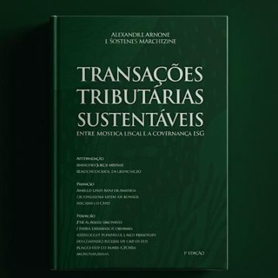 Livro Transações Tributárias Sustentáveis é lançado pela OAB Nacional