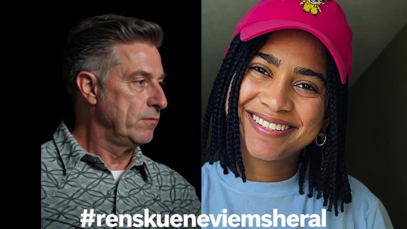 Luciano Huck e Mile, irmã de Tia Milena