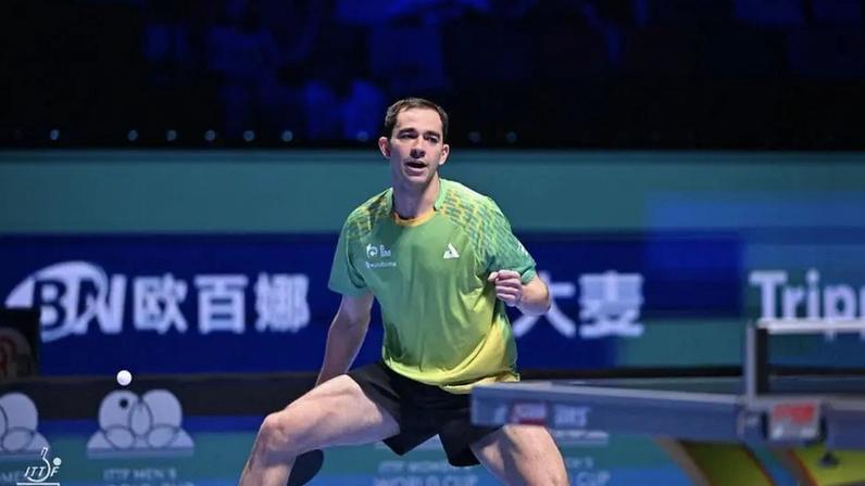 Hugo Calderano busca vaga nas semifinais da Copa do Mundo