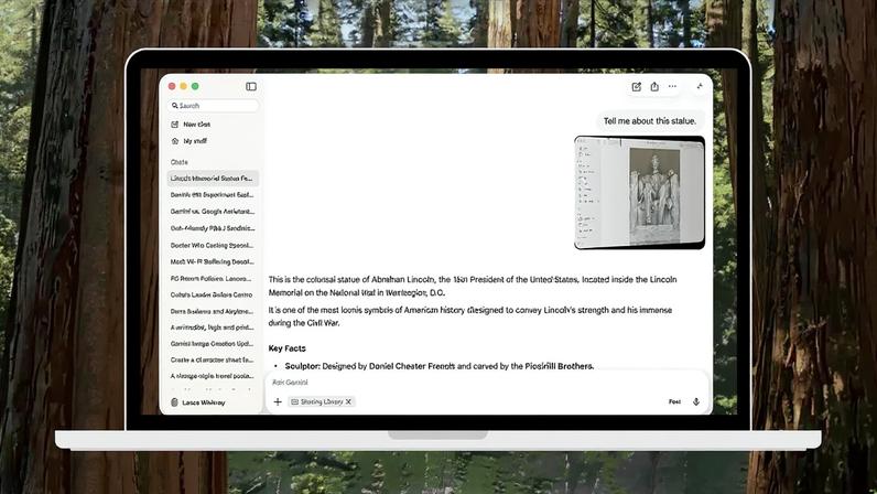 App Gemini para Mac supera o site em um aspecto importante