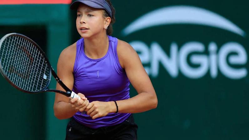 São Paulo- 19/04/2026 - Brasileiros estão nas semifinais do Roland-Garros Junior Series. ( Na foto Eduarda Gomes). Foto Marcelo Zambrana/ FFT