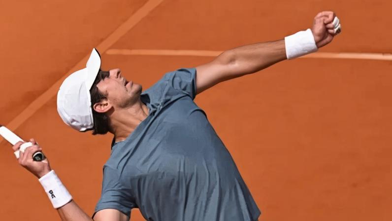 João Fonseca na derrota para Zverev em Monte Carlo (Foto: Corinne Dubreuil/ ATP)
