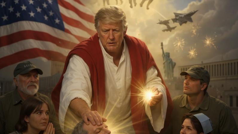 Post repercutido no Instagram após publicação de Trump ser apagada da Truth Social. (Captura de tela)