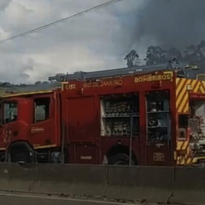 Testemunhas relatam explosão de carreta com gás na Via Dutra