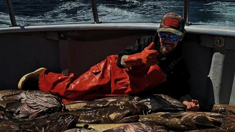 O marinheiro Todd Meadows, do programa 'Pesca Mortal' — Foto: Reprodução