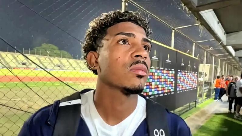 John Kennedy após La Guaira x Fluminense (Foto: Reprodução)