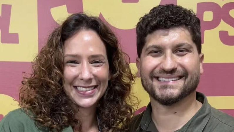 Mônica Benício (à esquerda) e William Siri (à direita) — Foto: Divulgação/PSOL