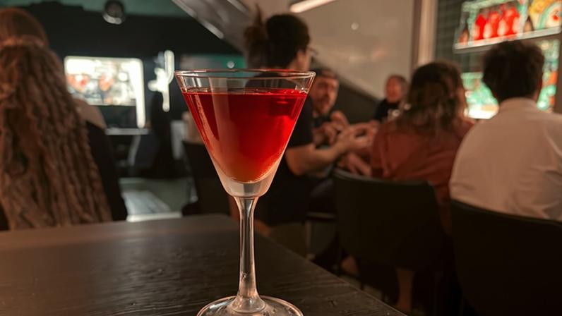Imagem do Baby Negroni, do Caso Bar