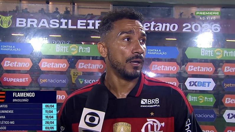 Danilo chama derrota de vergonha e cobra exame de consciência de jogadores Fla