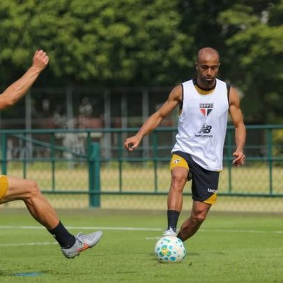 Lucas Moura está perto de retornar aos jogos pelo São Paulo