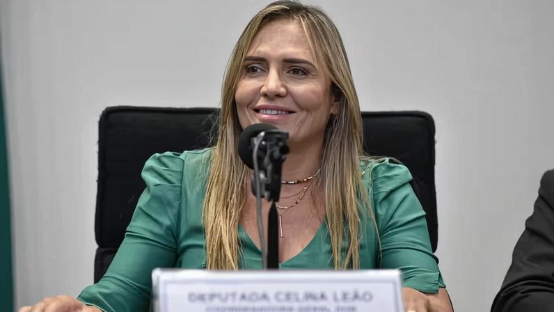 Celina Leão, governadora do DF — Foto: Zeca Ribeiro/Câmara dos Deputados