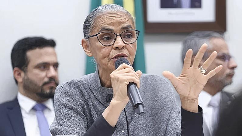 Marina Silva, ex-ministra do Meio Ambiente, durante participação na Comissão de Agricultura da Câmara
