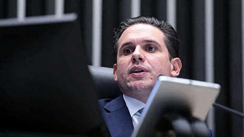 O presidente da Câmara, Hugo Motta (Republicanos-PB)