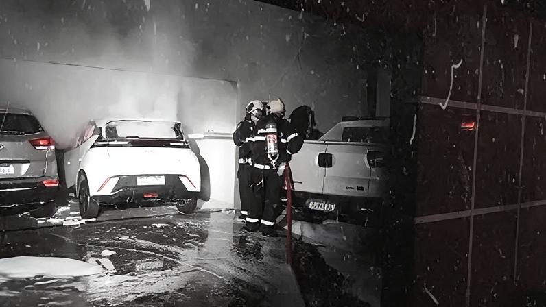 BYD Dolphin Mini pega fogo durante recarga no Tocantins