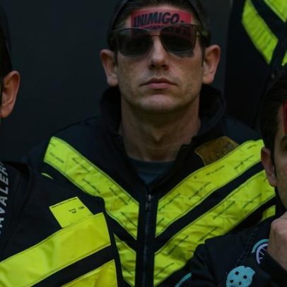 Motoristas de apps e motoboys protestam contra o PL 152 em SP
