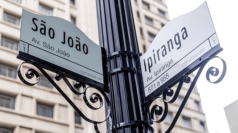 Esquina da Avenida São João com Avenida Ipiranga, em São Paulo