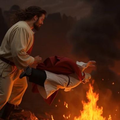 Irã divulga vídeo com IA mostrando Trump sendo levado ao inferno por Jesus