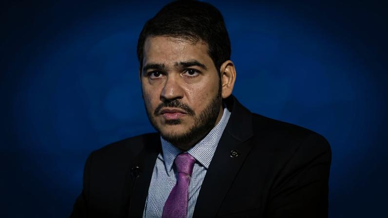 O ministro da Advocacia Geral da Uniāo (AGU), Jorge Rodrigo Araújo Messias, durante abertura da cerimonia de comemoração dos 30 anos da Advocacia Geral da Uniāo. (Foto: Joédson Alves/Agência Brasil).