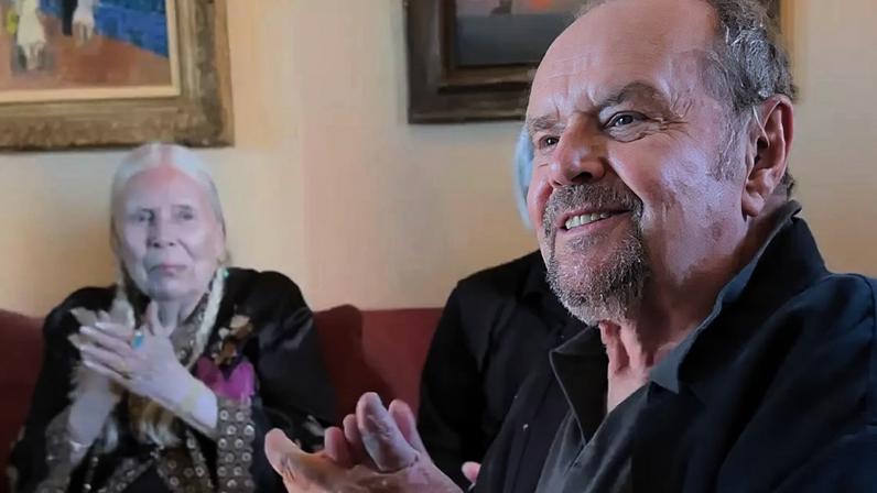 Jack Nicholson em rara aparição, em seu aniversário de 89 anos