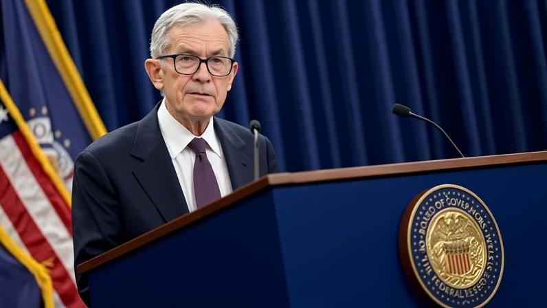 Chair do Federal Reserve, Jerome Powell, em coletiva de imprensa em Washington, nos EUA em 28 de janeiro de 2026
