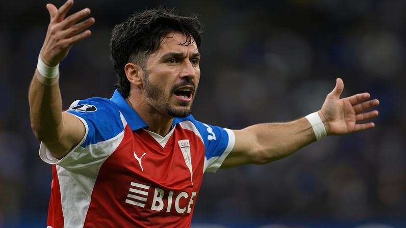 Jimmy Martínez comemora o gol da vitória da Universidad Católica (CHI) no Mineirão