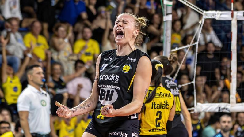 Payton Caffrey Praia Clube Sesc Flamengo — Foto: Bruno Cunha/Praia Clube