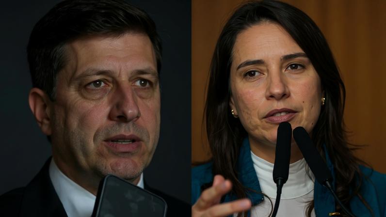 O ex-prefeito do Recife, João Campos (PSB) e a governadora de Pernambuco, Raquel Lyra (PSD)