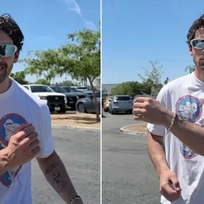 Joe Jonas dança funk e fala português antes de show no Brasil