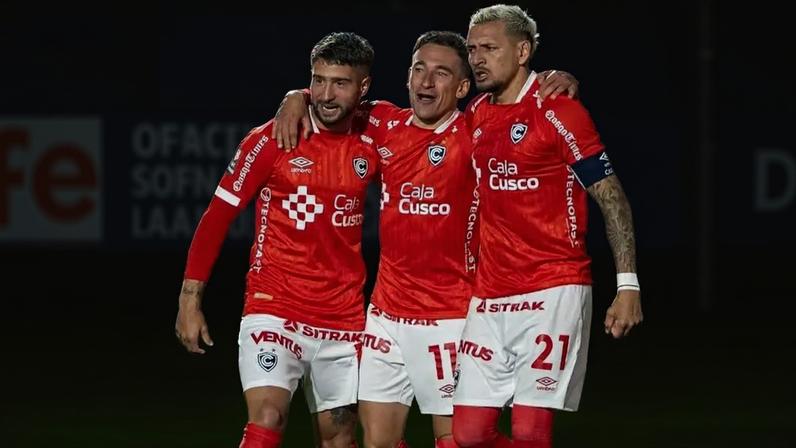 Jogadores do Cienciano, adversário do Atlético (reprodução Cienciano)