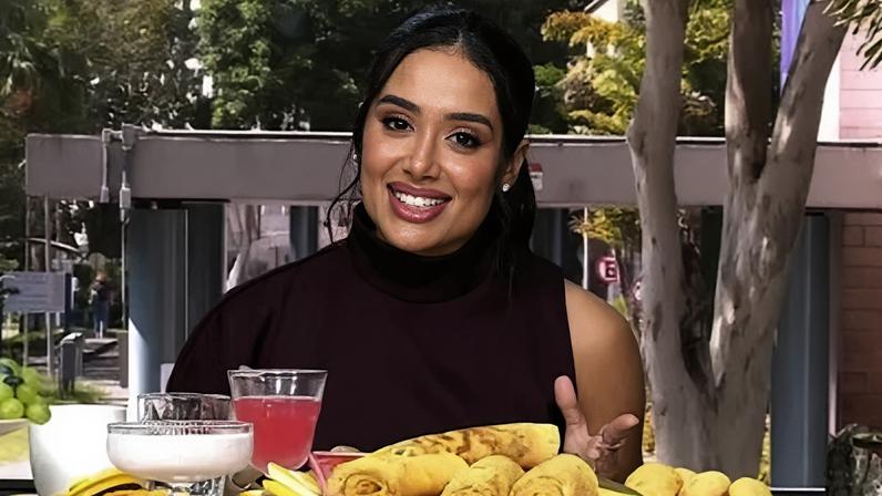 Jordana tomou café da manhã com Ana Maria Braga no "Mais Você"