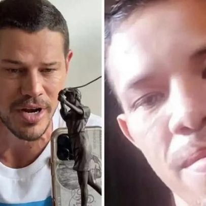 José Loreto faz chamada de vídeo com sósia e afirma estar preocupado
